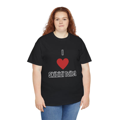 'I heart Skibidi Toilet' Tee