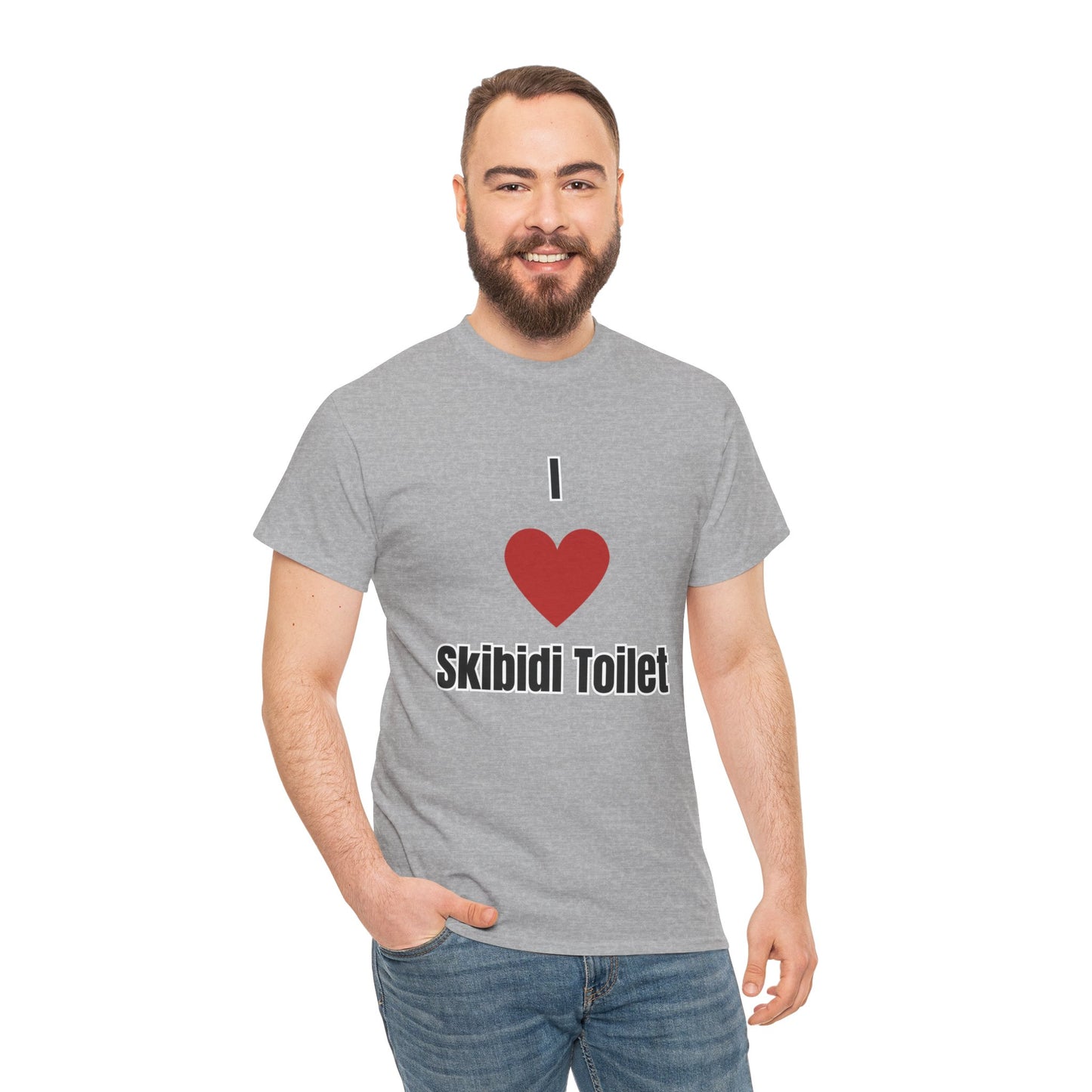 'I heart Skibidi Toilet' Tee