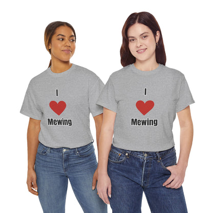 'I heart Mewing' Tee