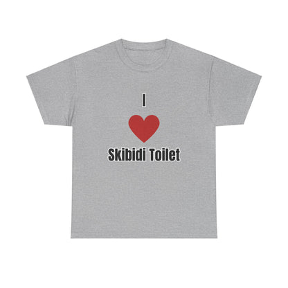 'I heart Skibidi Toilet' Tee