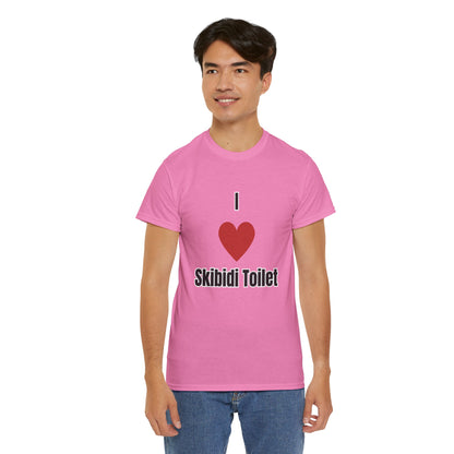 'I heart Skibidi Toilet' Tee