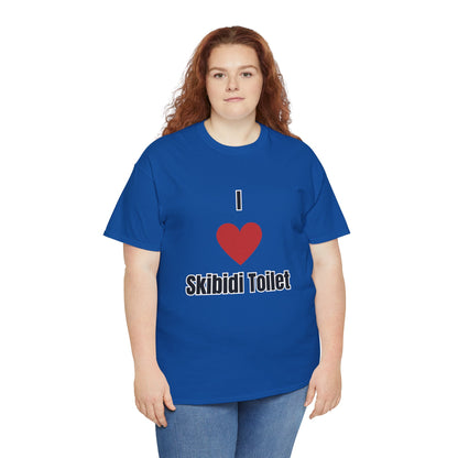 'I heart Skibidi Toilet' Tee