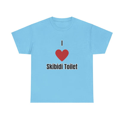 'I heart Skibidi Toilet' Tee