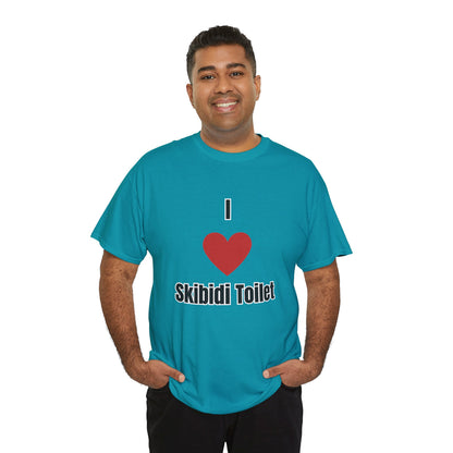 'I heart Skibidi Toilet' Tee