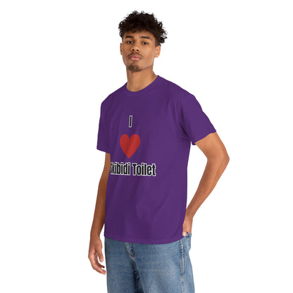 'I heart Skibidi Toilet' Tee