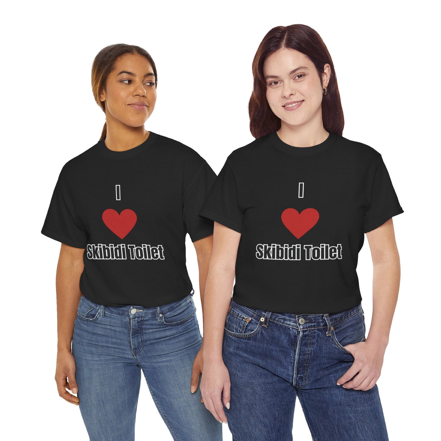 'I heart Skibidi Toilet' Tee