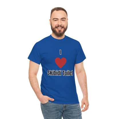 'I heart Skibidi Toilet' Tee