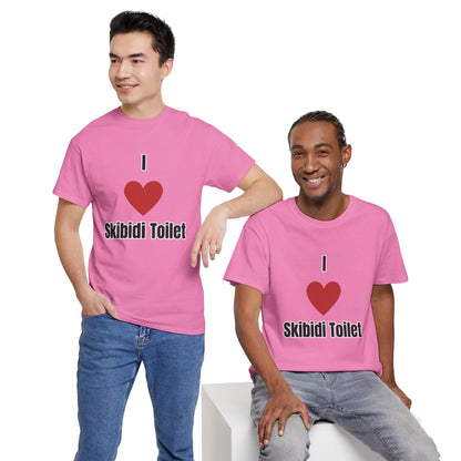 'I heart Skibidi Toilet' Tee