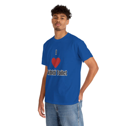 'I heart Skibidi Toilet' Tee