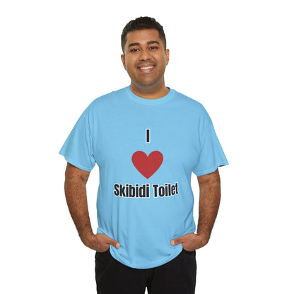 'I heart Skibidi Toilet' Tee