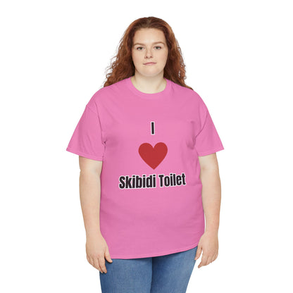 'I heart Skibidi Toilet' Tee