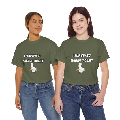 'I Survived Skibidi Toilet' Tee