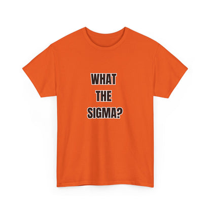 'WHAT THE SIGMA' classic brainrot tee