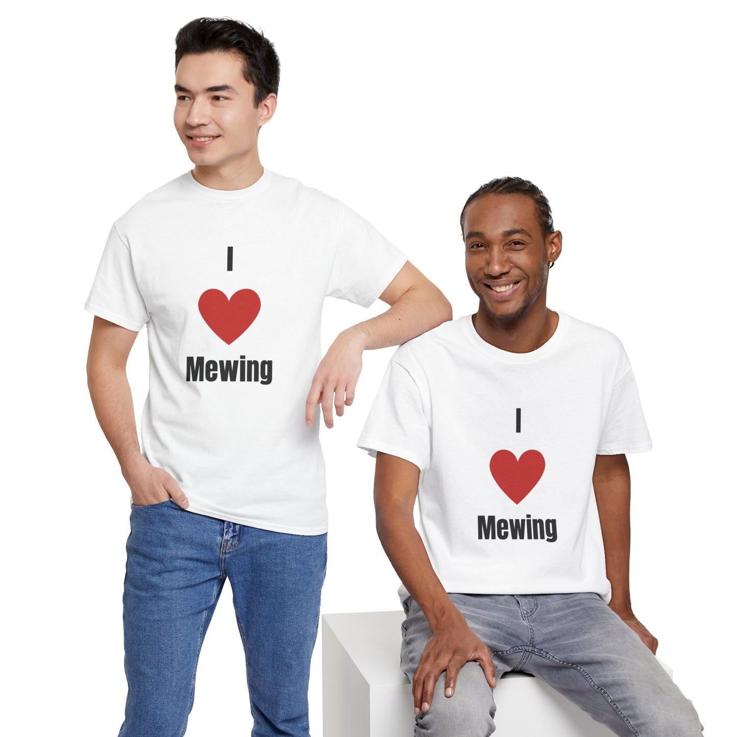 'I heart Mewing' Tee