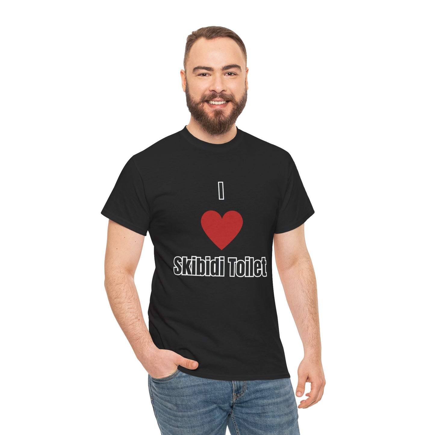 'I heart Skibidi Toilet' Tee