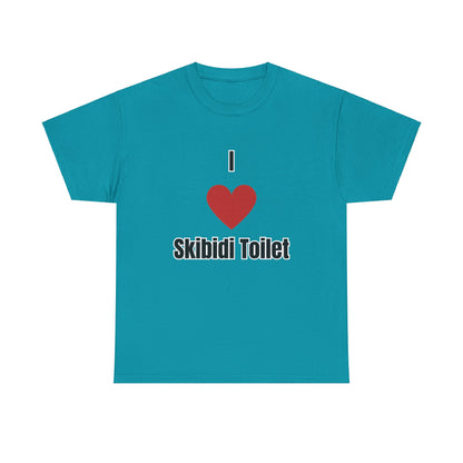 'I heart Skibidi Toilet' Tee