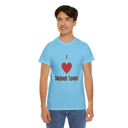 'I heart Skibidi Toilet' Tee