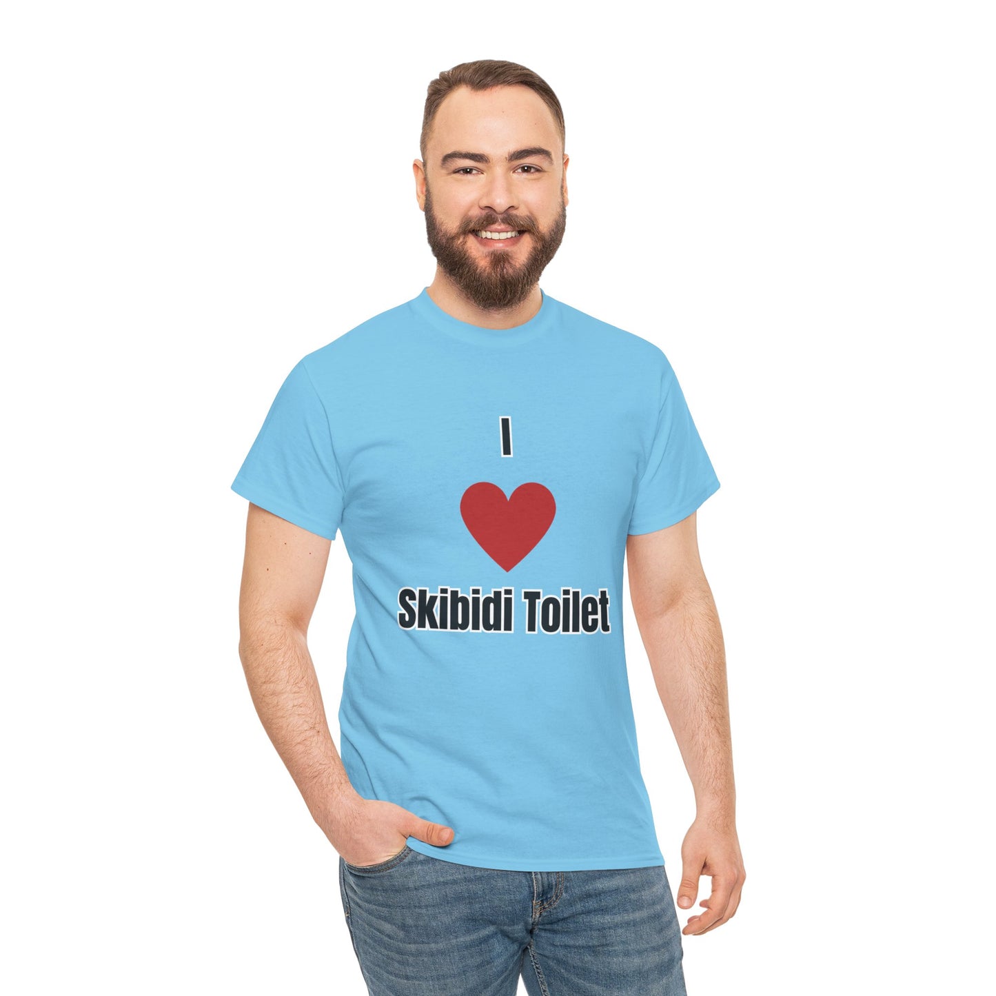 'I heart Skibidi Toilet' Tee