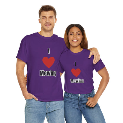 'I heart Mewing' Tee