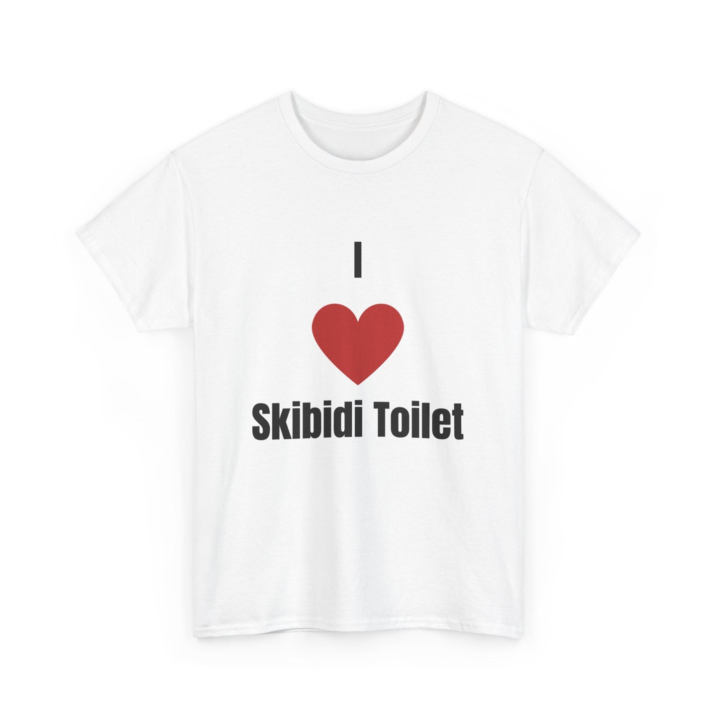 'I heart Skibidi Toilet' Tee