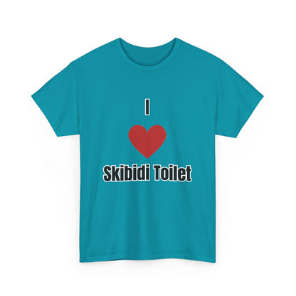 'I heart Skibidi Toilet' Tee