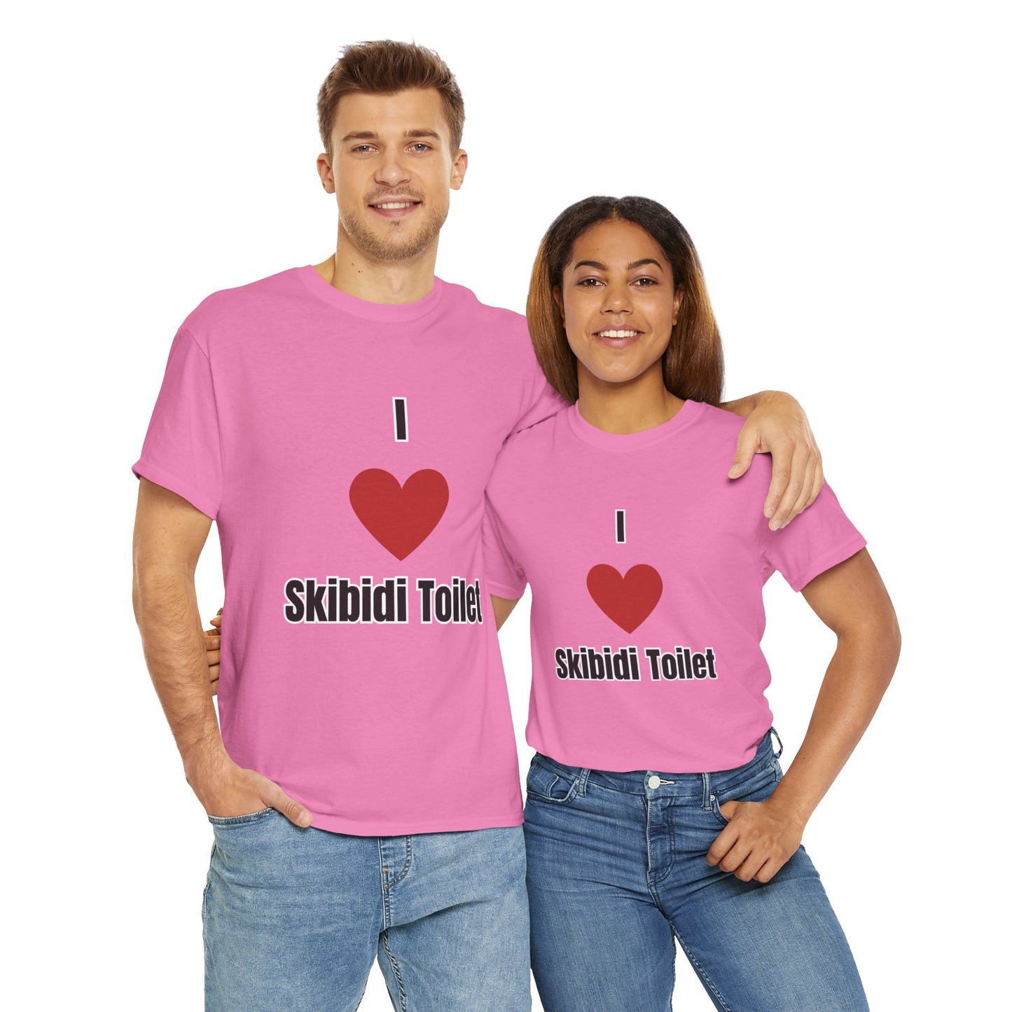 'I heart Skibidi Toilet' Tee