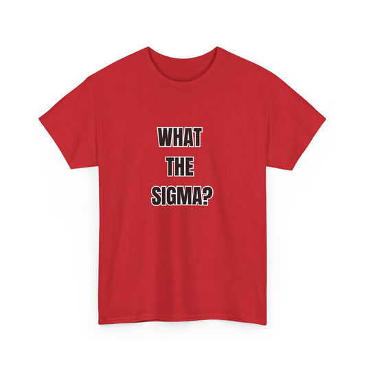 'WHAT THE SIGMA' classic brainrot tee