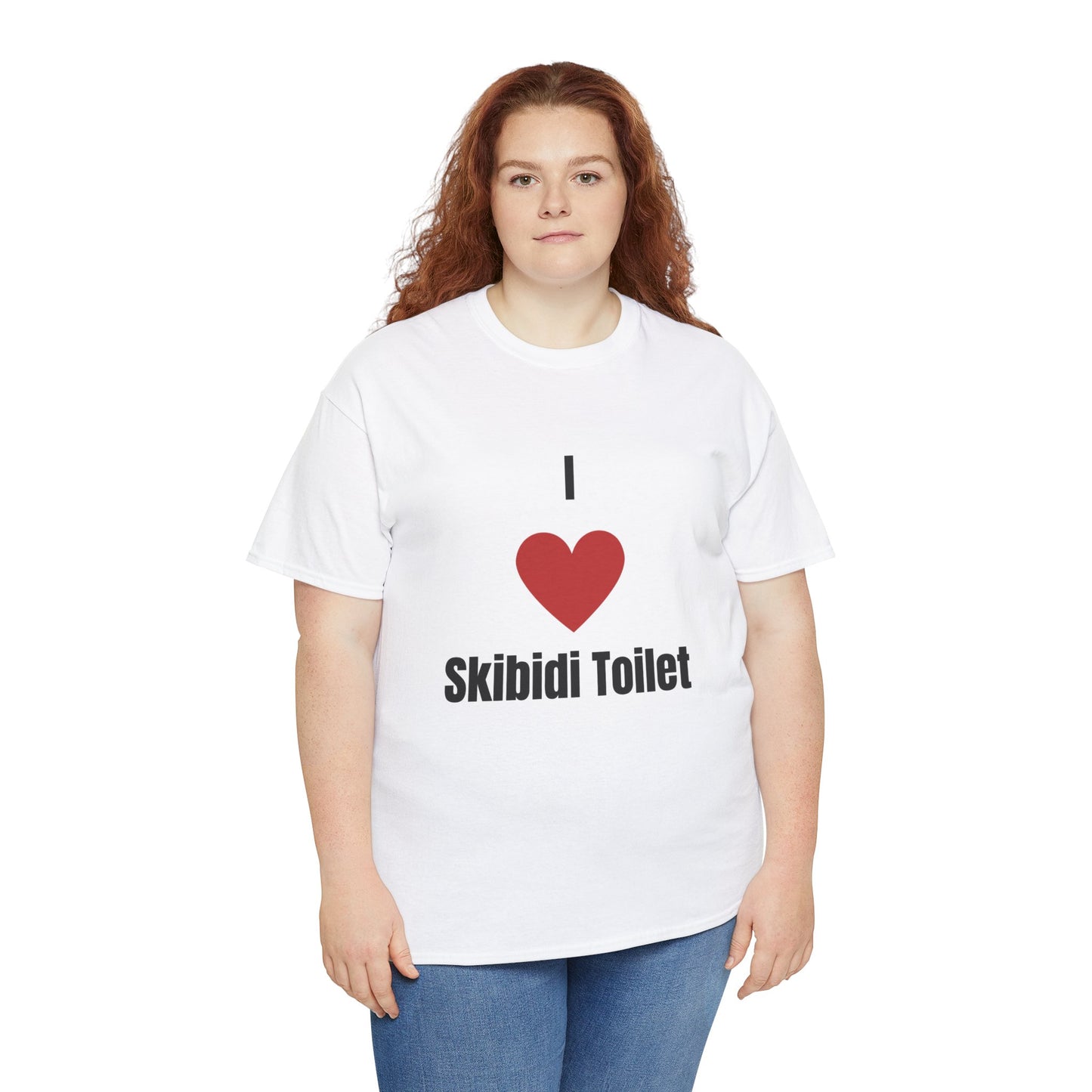 'I heart Skibidi Toilet' Tee