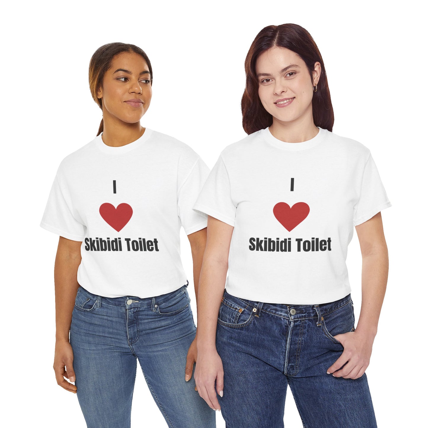 'I heart Skibidi Toilet' Tee