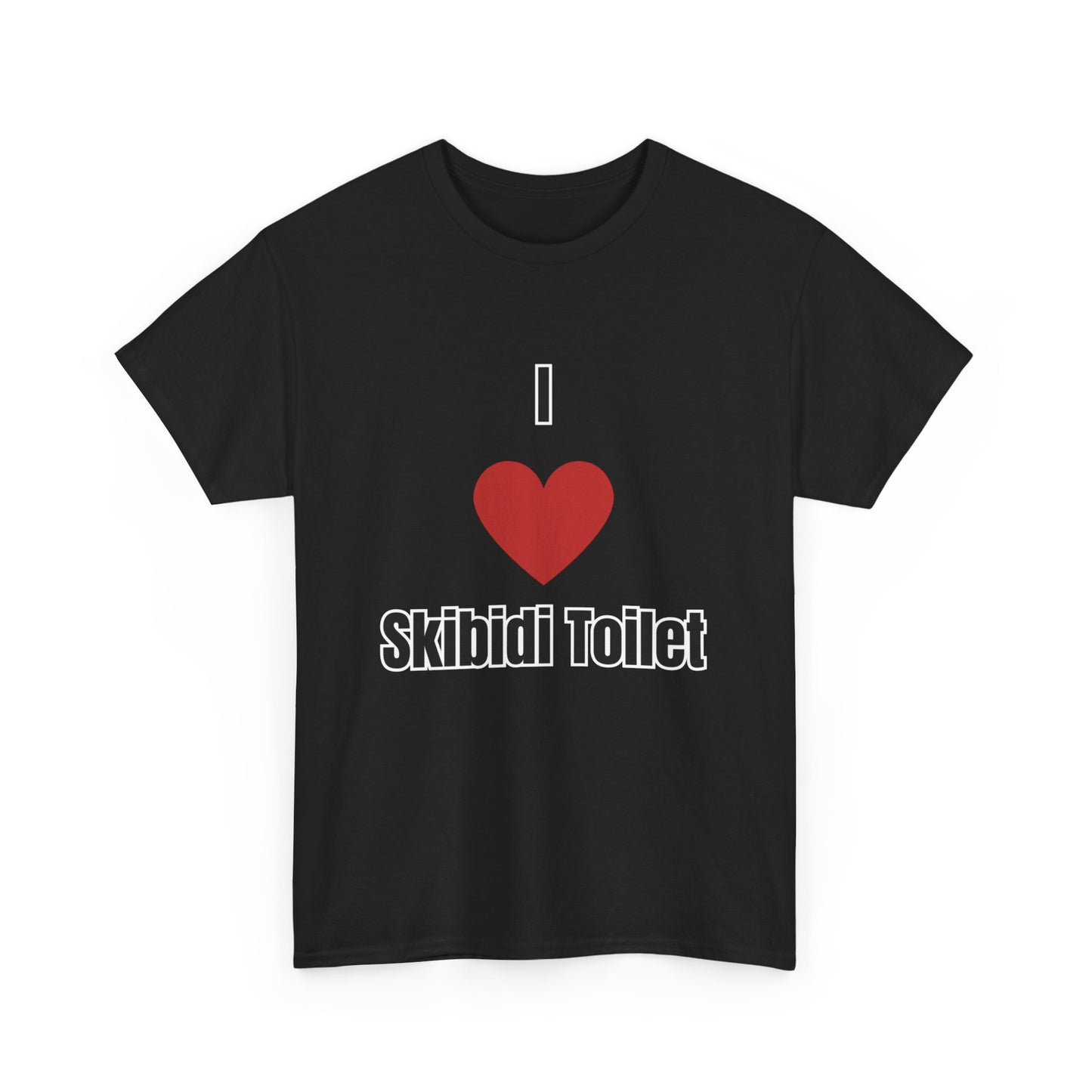 'I heart Skibidi Toilet' Tee