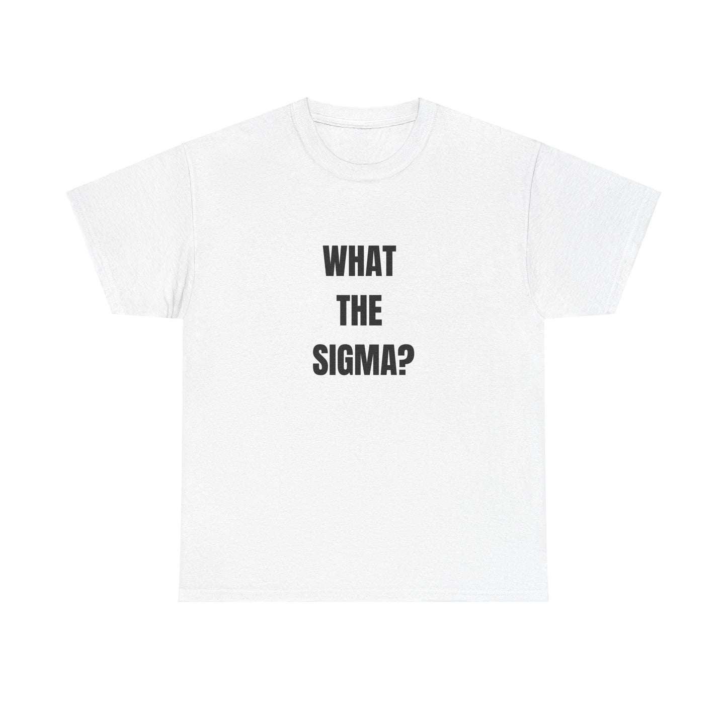 'WHAT THE SIGMA' classic brainrot tee